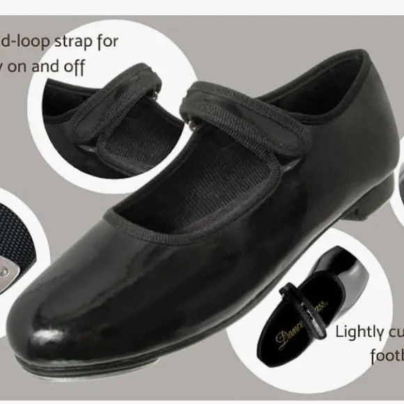 Black Patent Leather Mary Jane Shoes - Picture 4 of 7